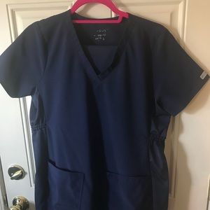 Maternity navy scrubs